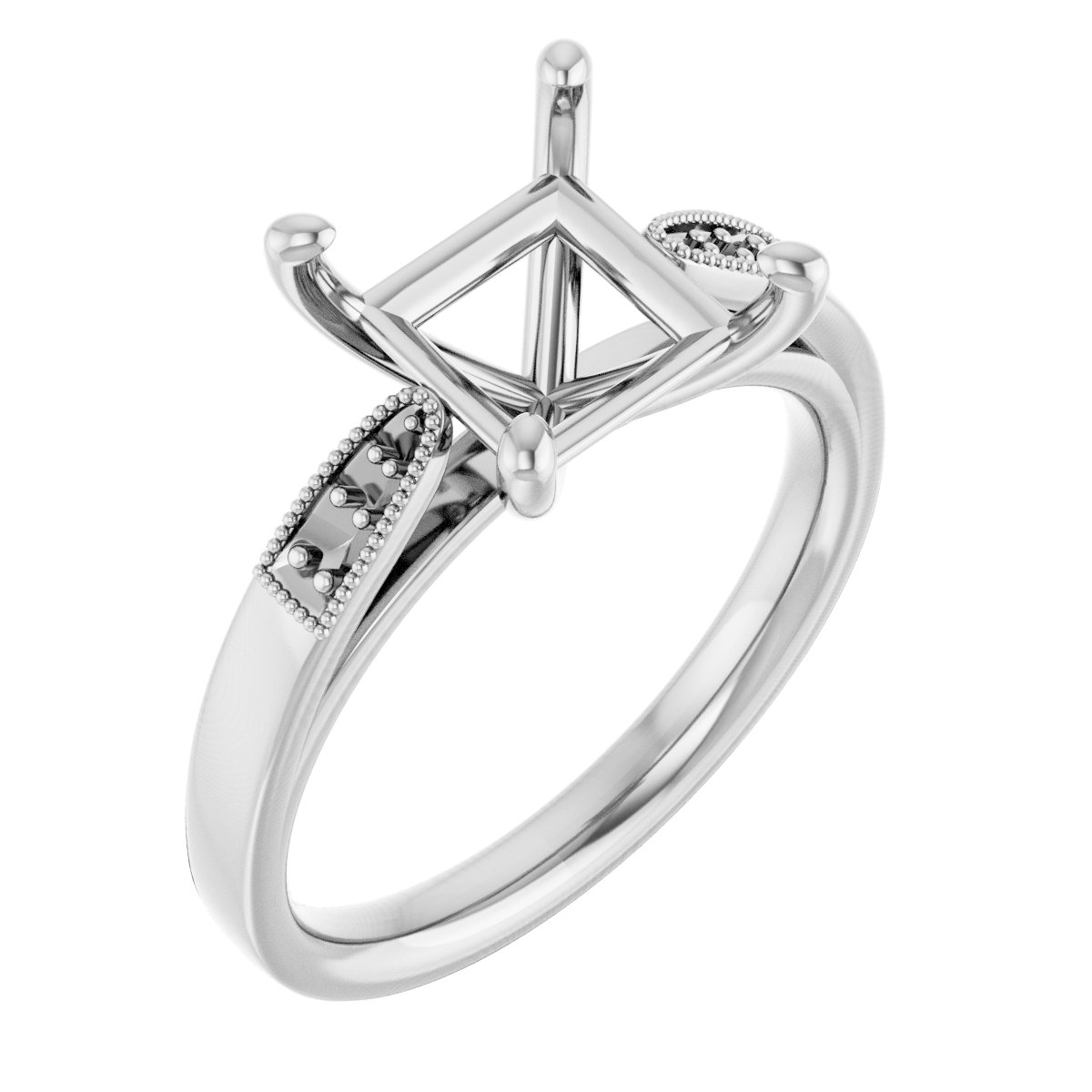 Accented Engagement Ring