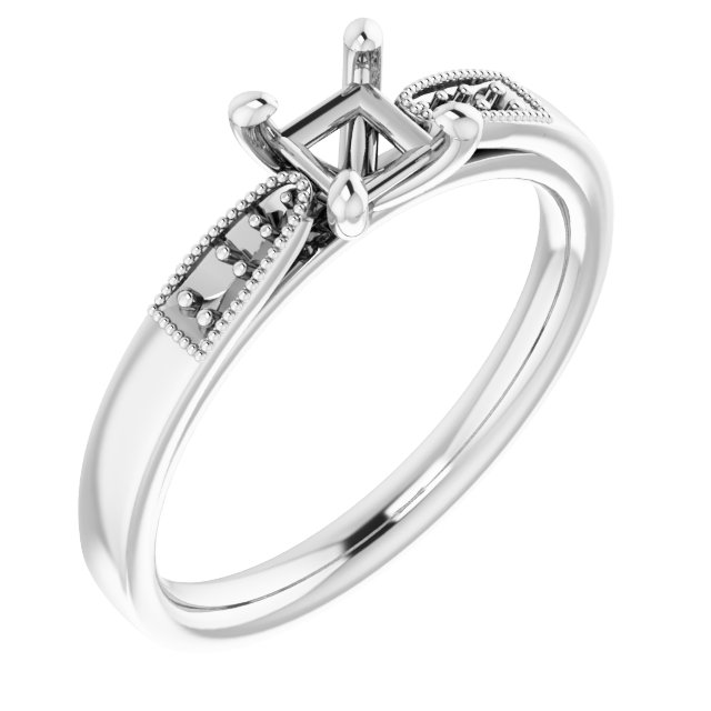 Accented Engagement Ring