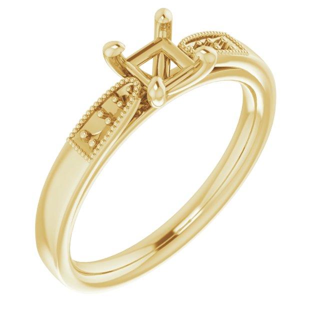 Accented Engagement Ring