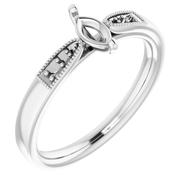 Accented Engagement Ring