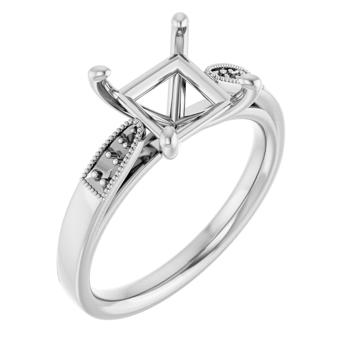Accented Engagement Ring