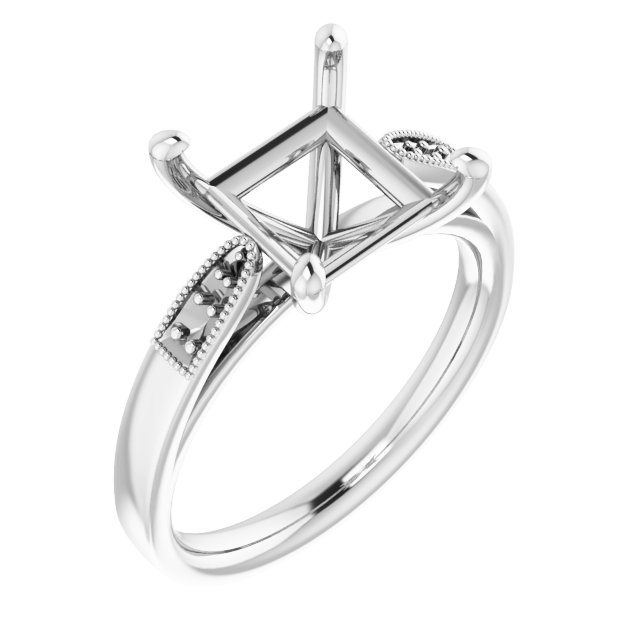 Accented Engagement Ring