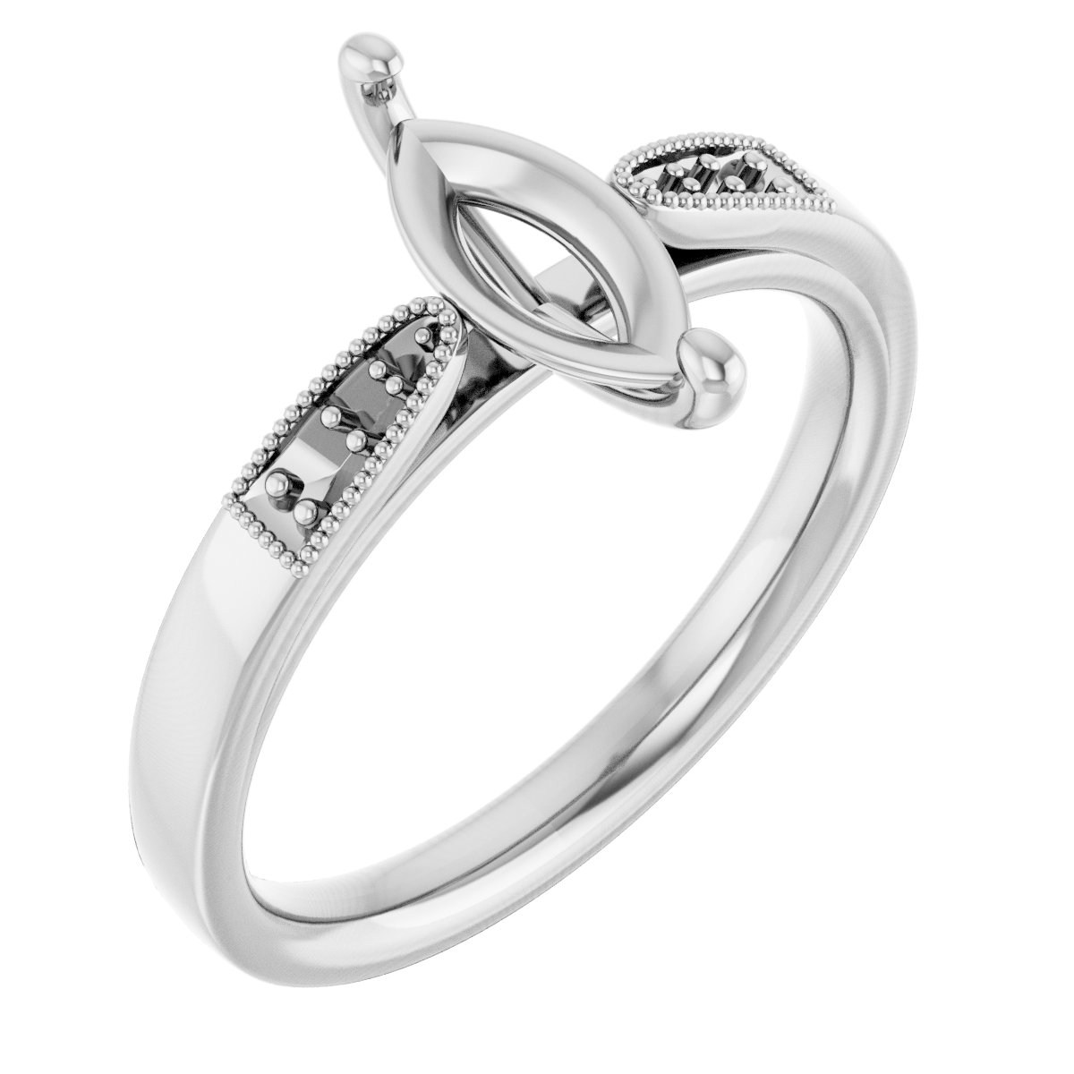 Accented Engagement Ring