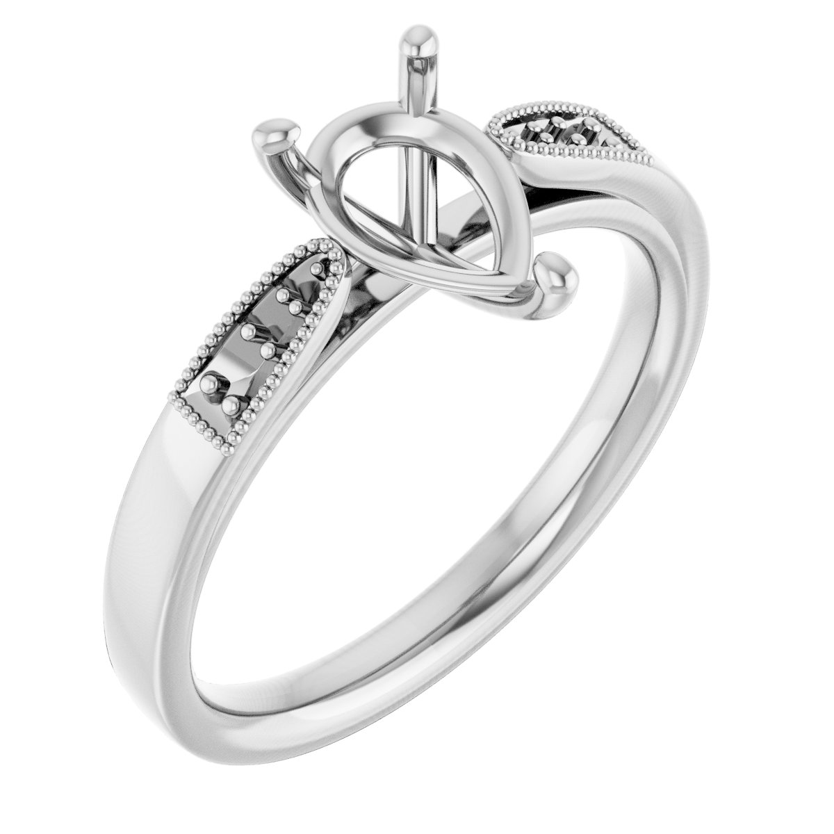 Accented Engagement Ring