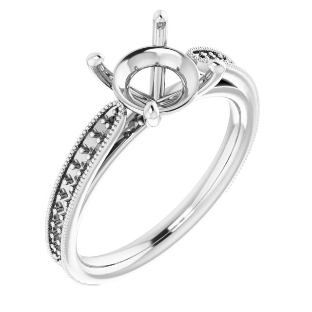 Accented Engagement Ring