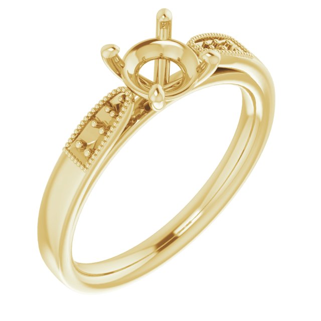 Accented Engagement Ring