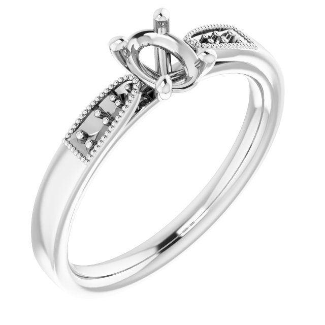 Accented Engagement Ring