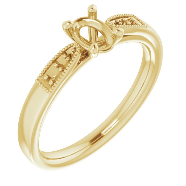 Accented Engagement Ring