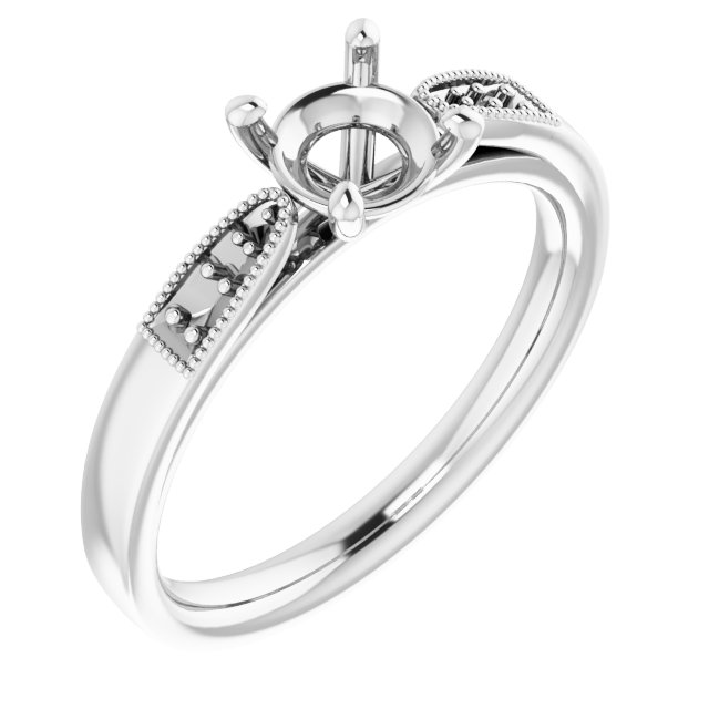 Accented Engagement Ring