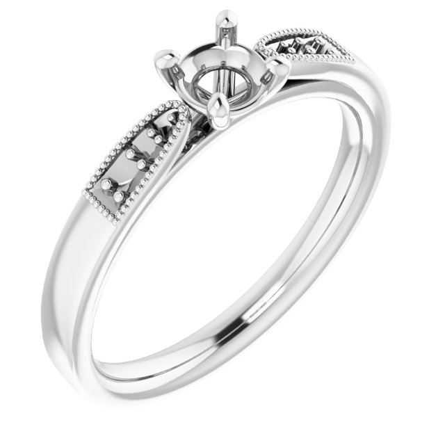Accented Engagement Ring