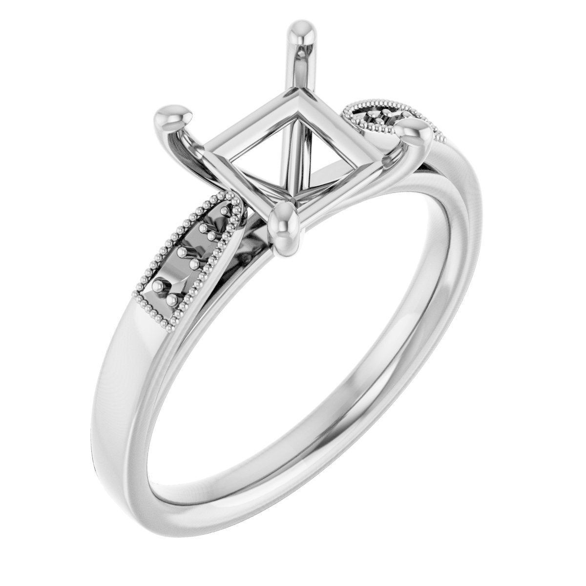 Accented Engagement Ring
