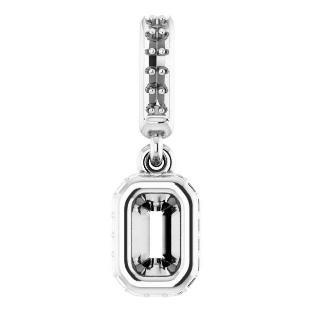 Bezel-Set Hidden Halo-Style Pendant