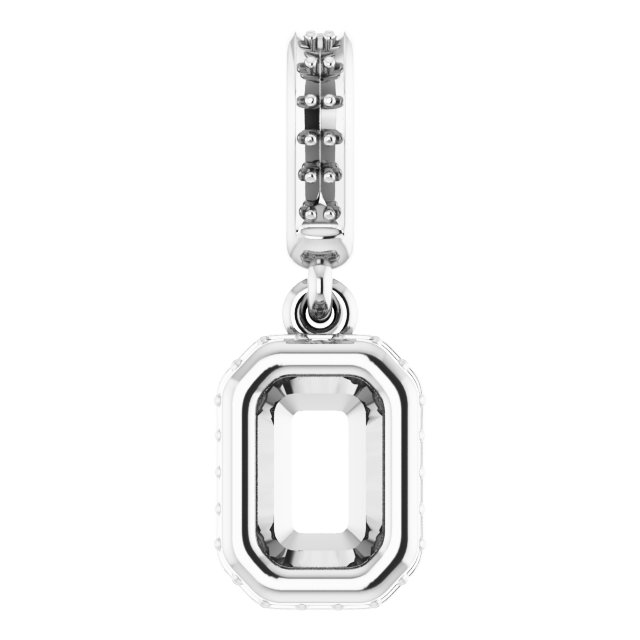 Bezel-Set Hidden Halo-Style Pendant