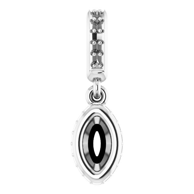 Bezel-Set Hidden Halo-Style Pendant