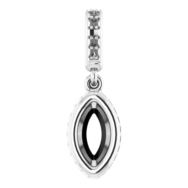 Bezel-Set Hidden Halo-Style Pendant