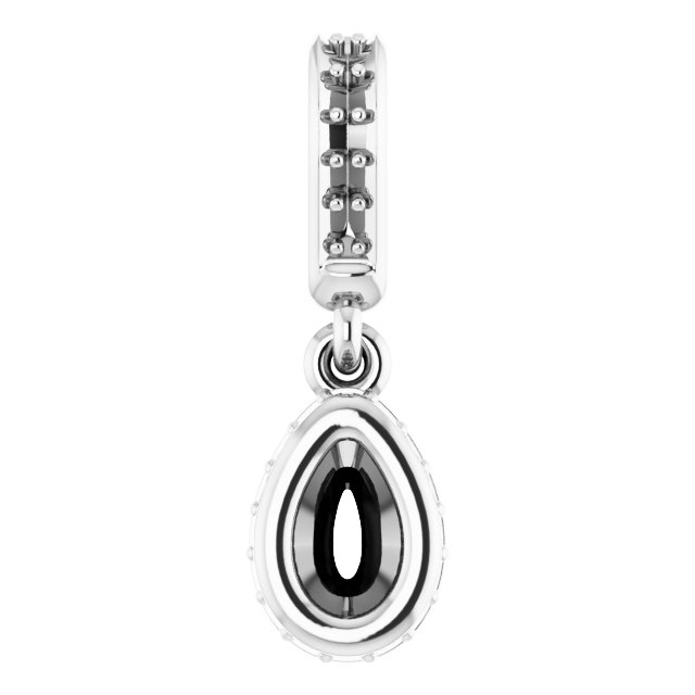 Bezel-Set Hidden Halo-Style Pendant