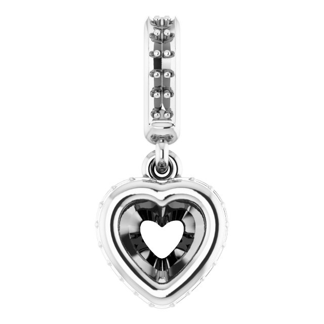 Bezel-Set Hidden Halo-Style Pendant