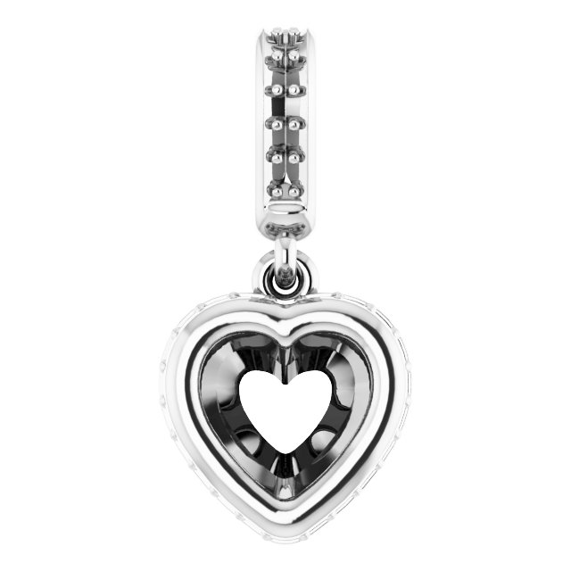 Bezel-Set Hidden Halo-Style Pendant