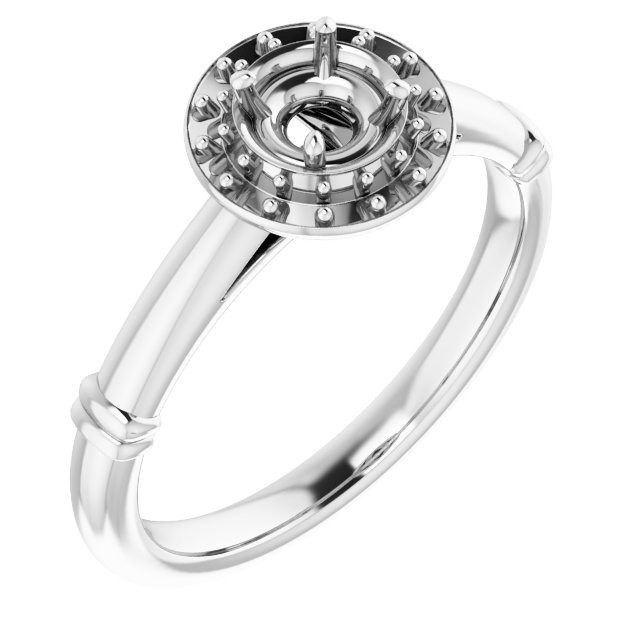 Halo-Style Engagement Ring