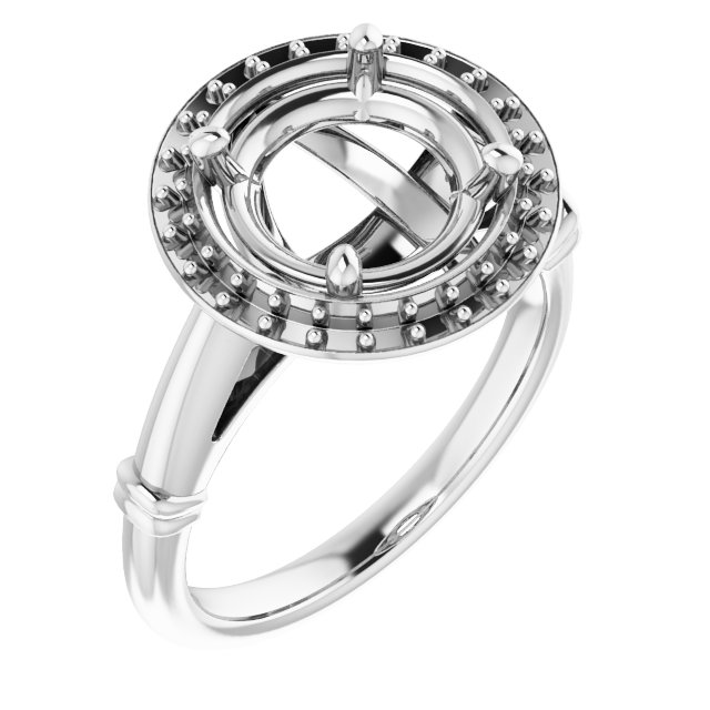Halo-Style Engagement Ring