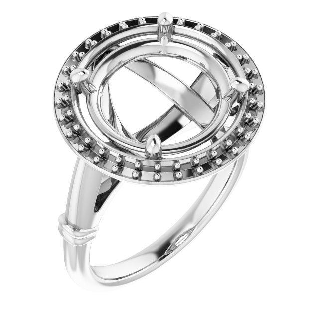 Halo-Style Engagement Ring