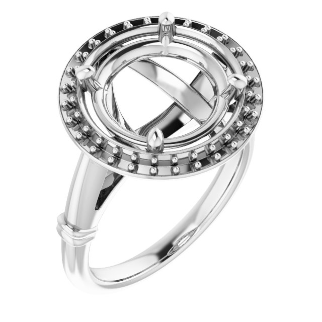 Halo-Style Engagement Ring