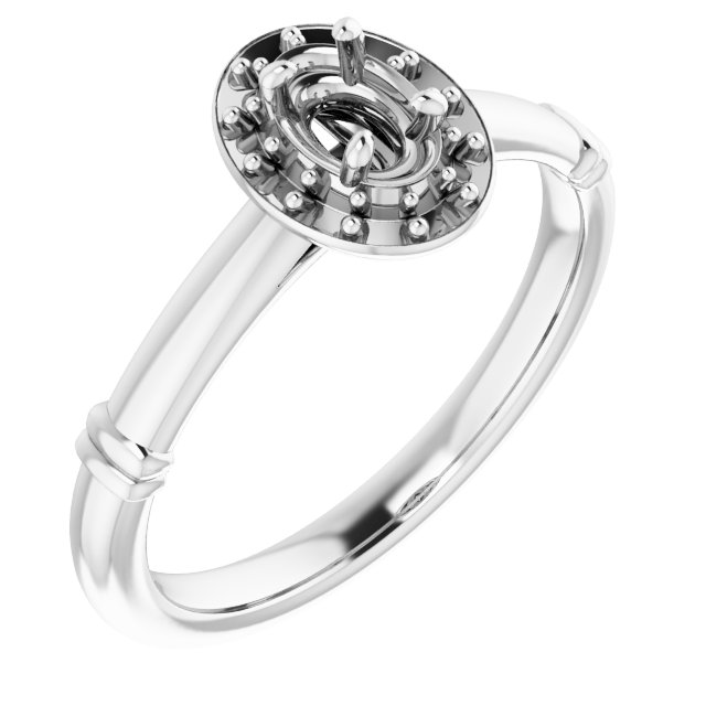 14k White Gold