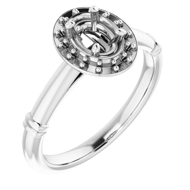 Halo-Style Engagement Ring