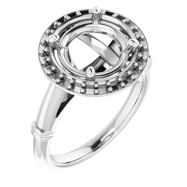 Halo-Style Engagement Ring