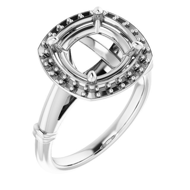 Halo-Style Engagement Ring
