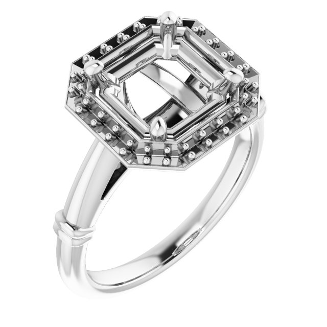 Halo-Style Engagement Ring