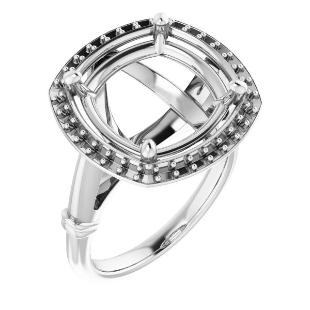 Halo-Style Engagement Ring