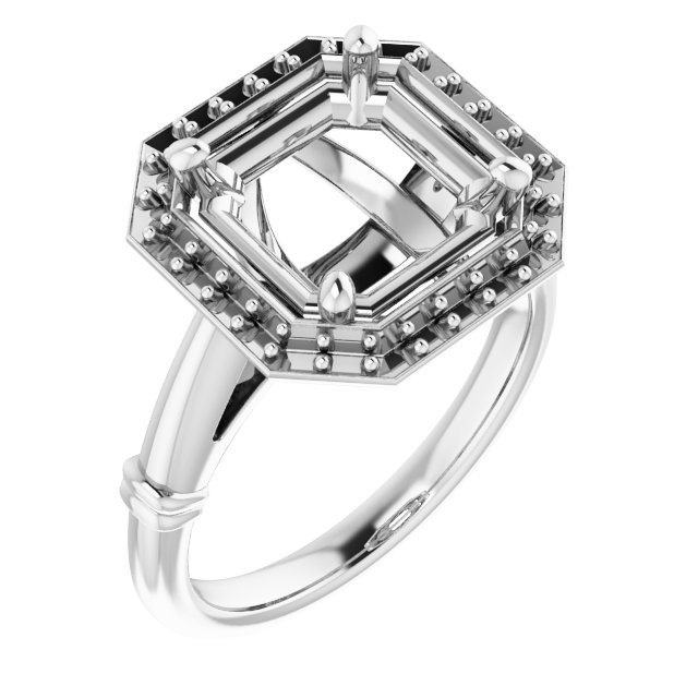 Halo-Style Engagement Ring