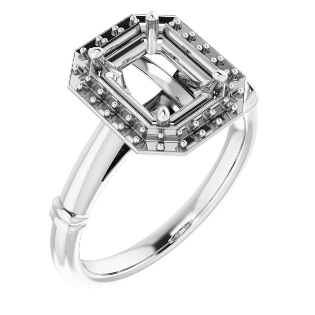Halo-Style Engagement Ring