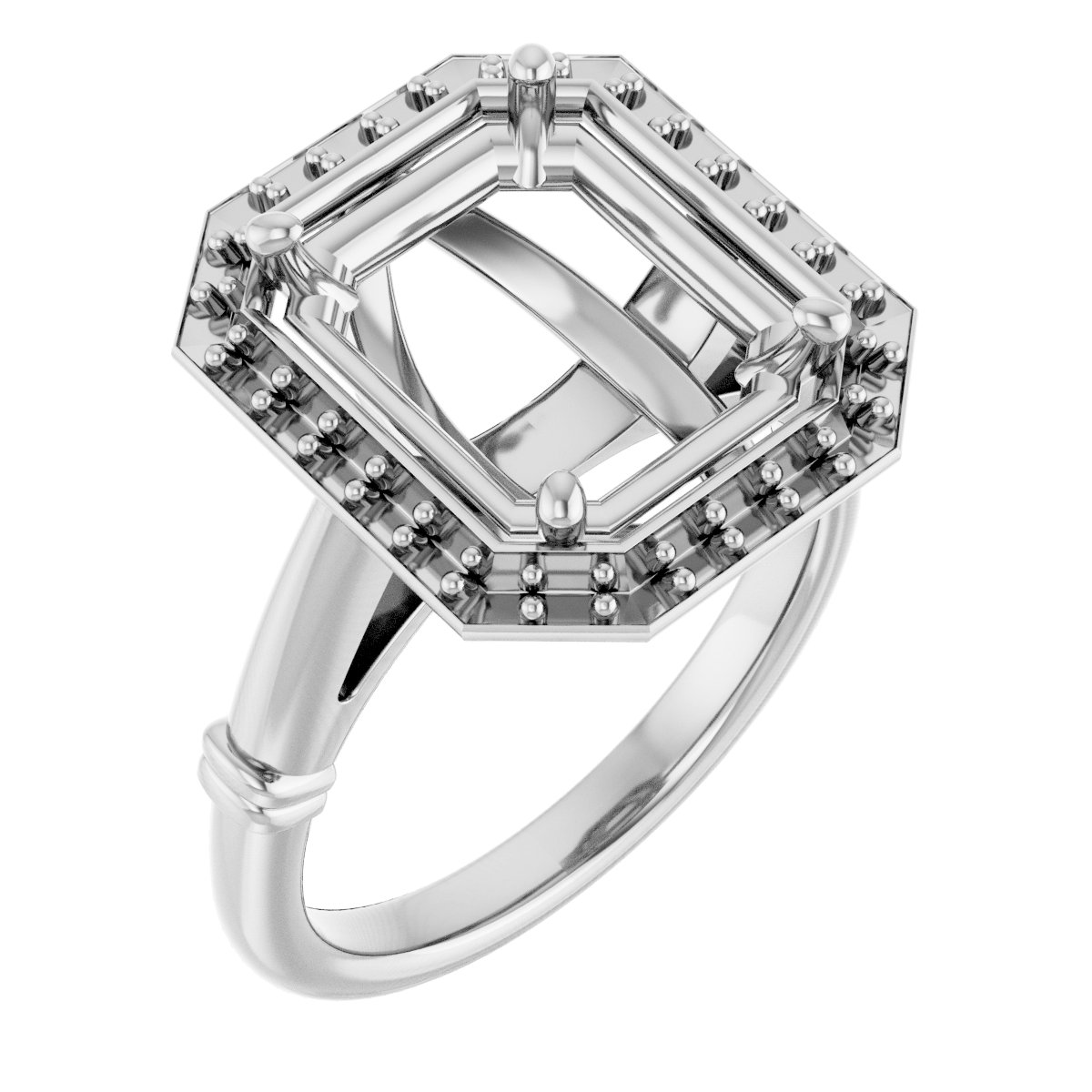 Halo-Style Engagement Ring