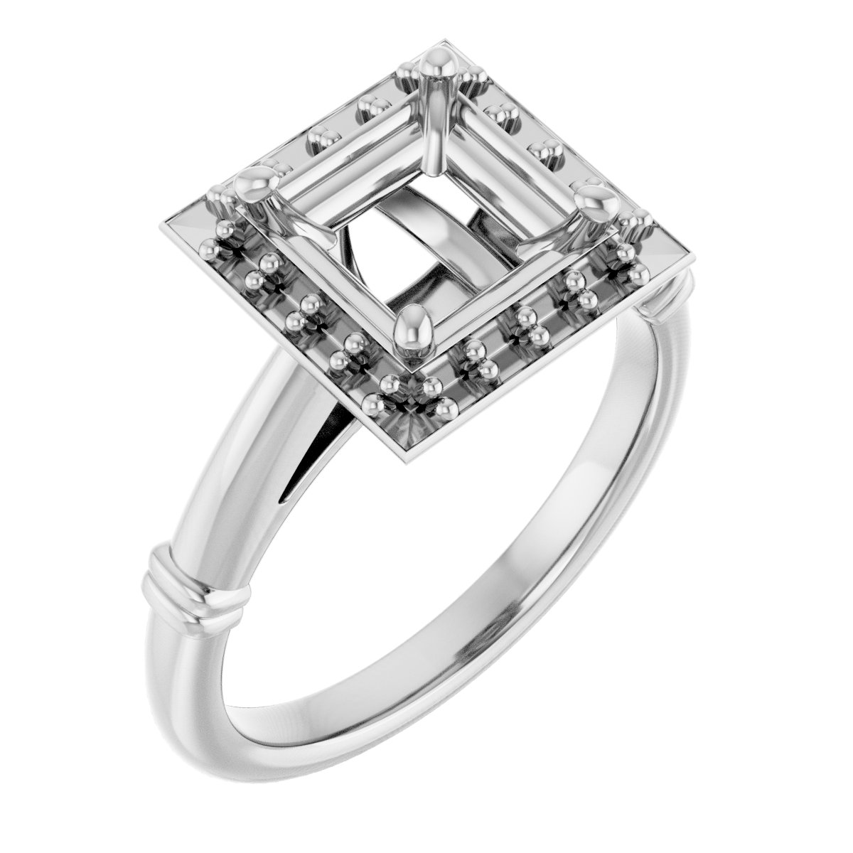 Halo-Style Engagement Ring