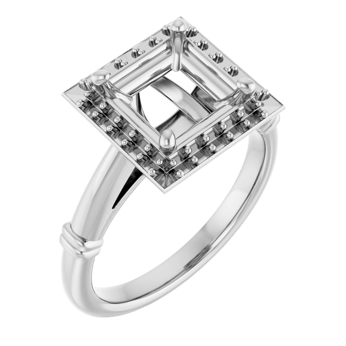 Halo-Style Engagement Ring