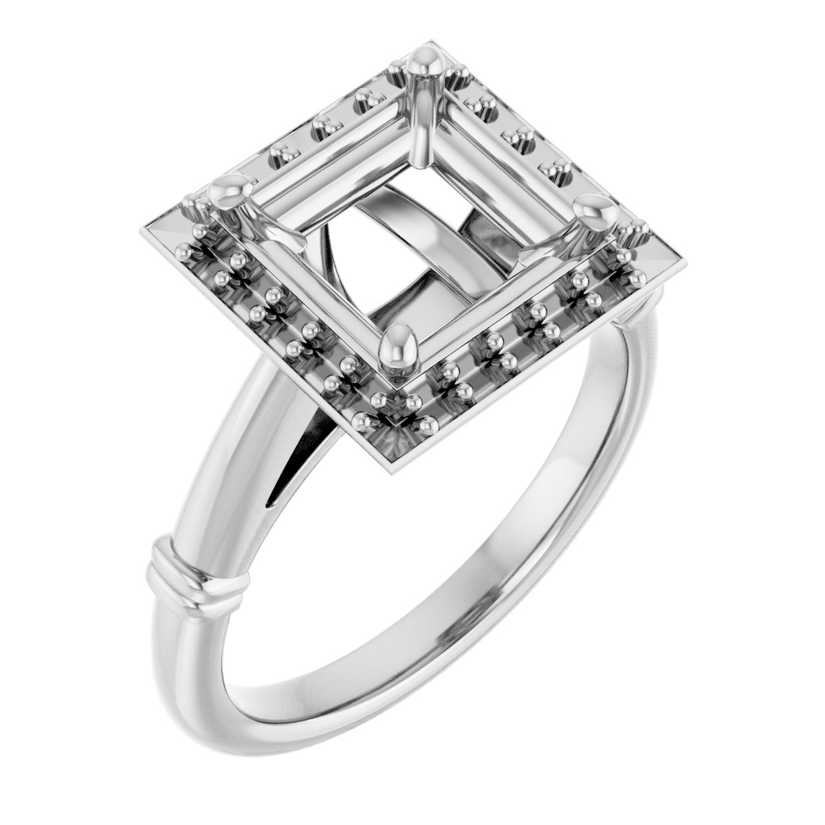 Halo-Style Engagement Ring
