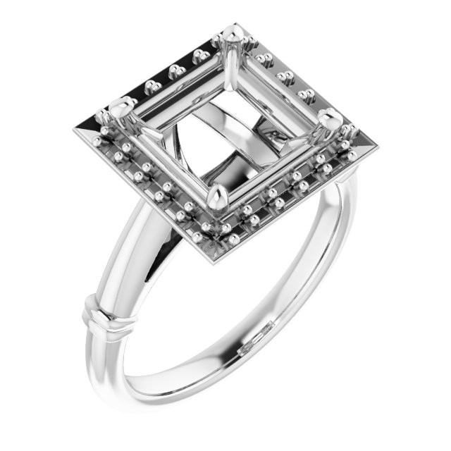 Halo-Style Engagement Ring