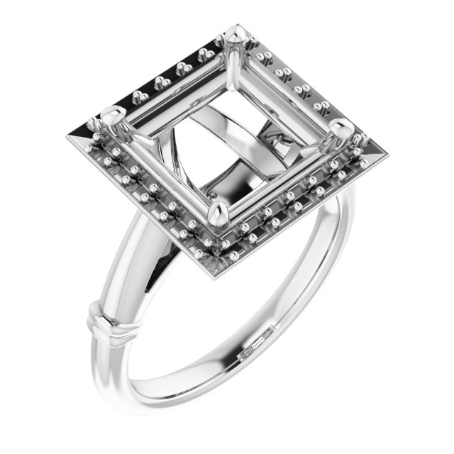 Halo-Style Engagement Ring