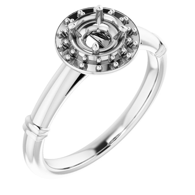 Halo-Style Engagement Ring