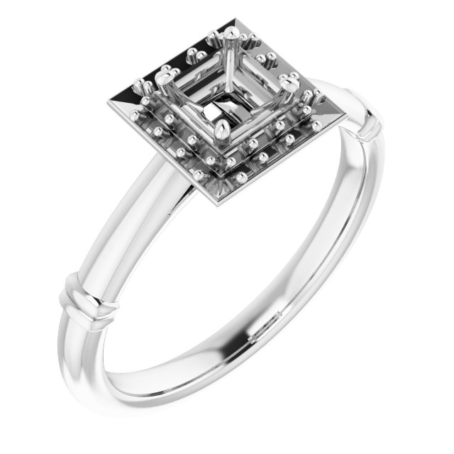 Halo-Style Engagement Ring