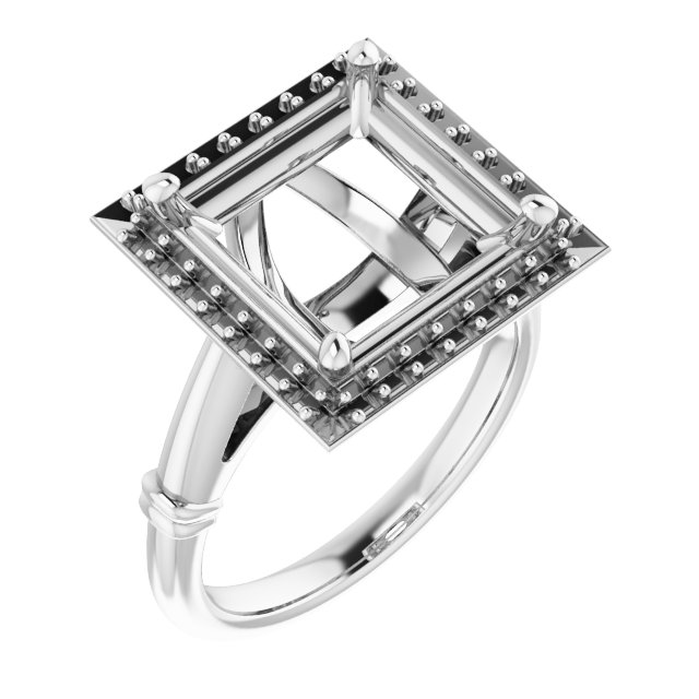 Halo-Style Engagement Ring