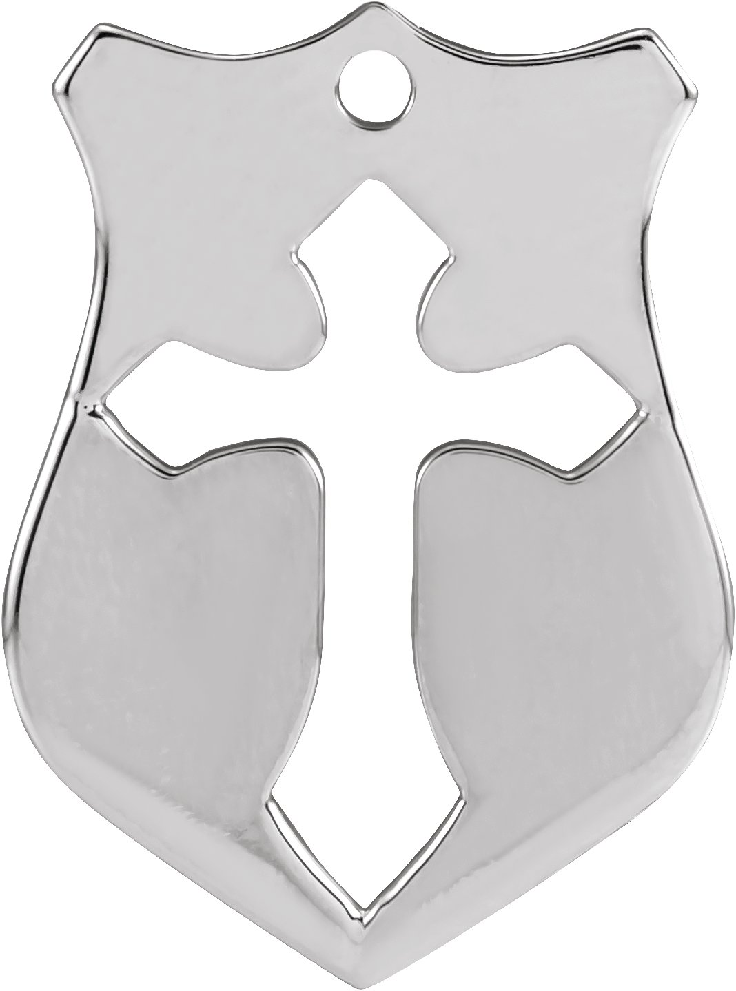 Cross Shield Dangle