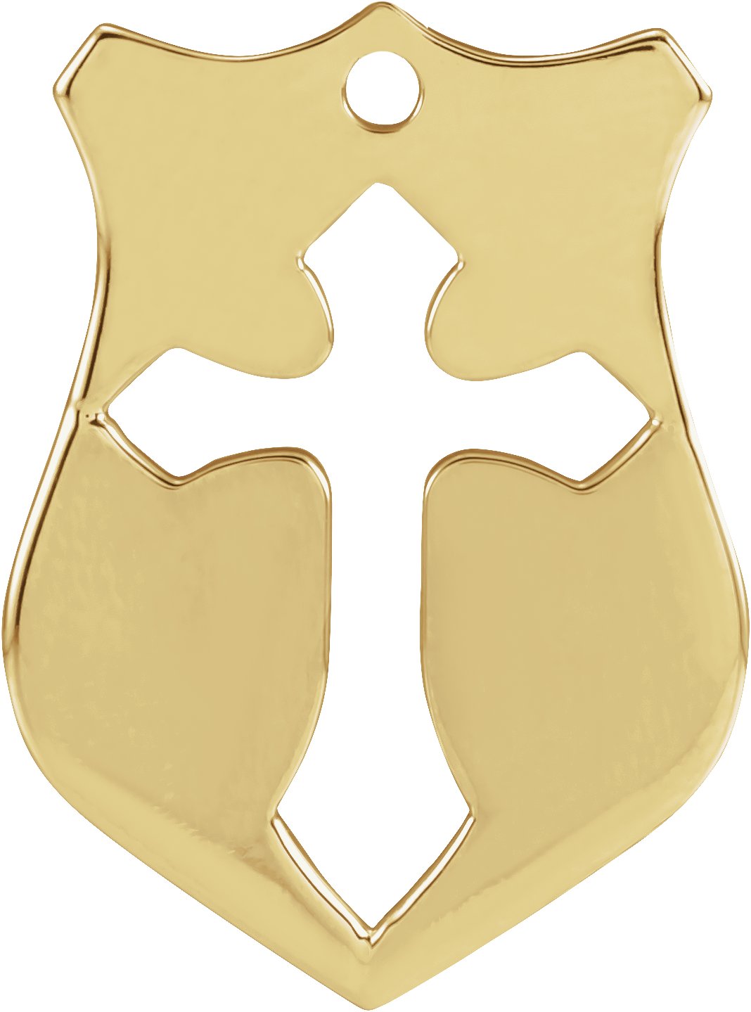 Cross Shield Dangle
