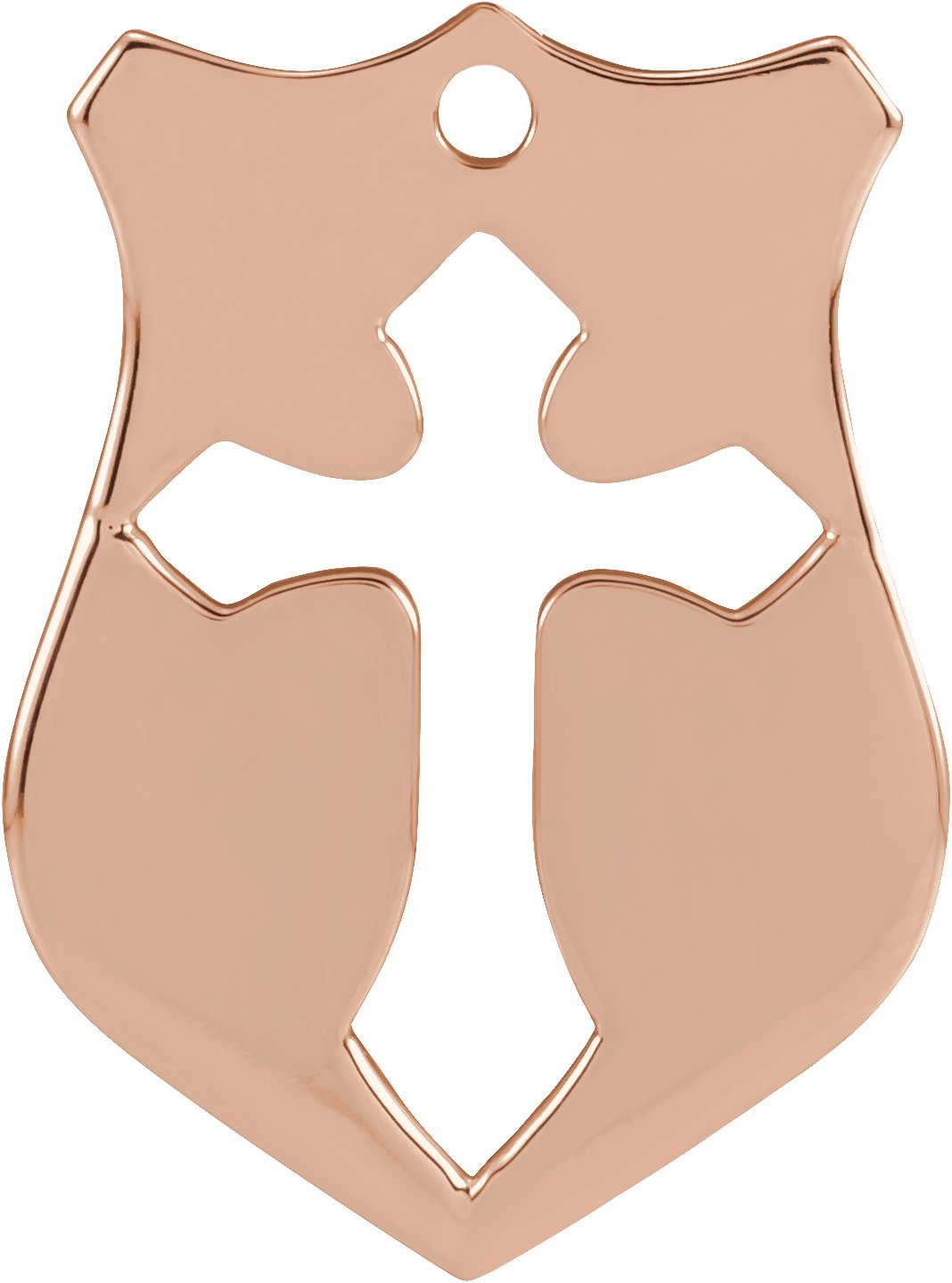 Cross Shield Dangle