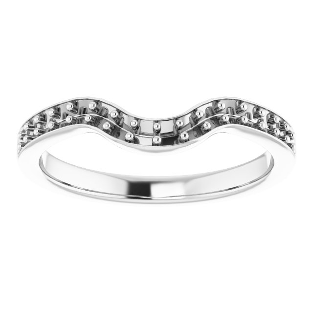 Band Mounting for 6.5 mm Square Ring view 3