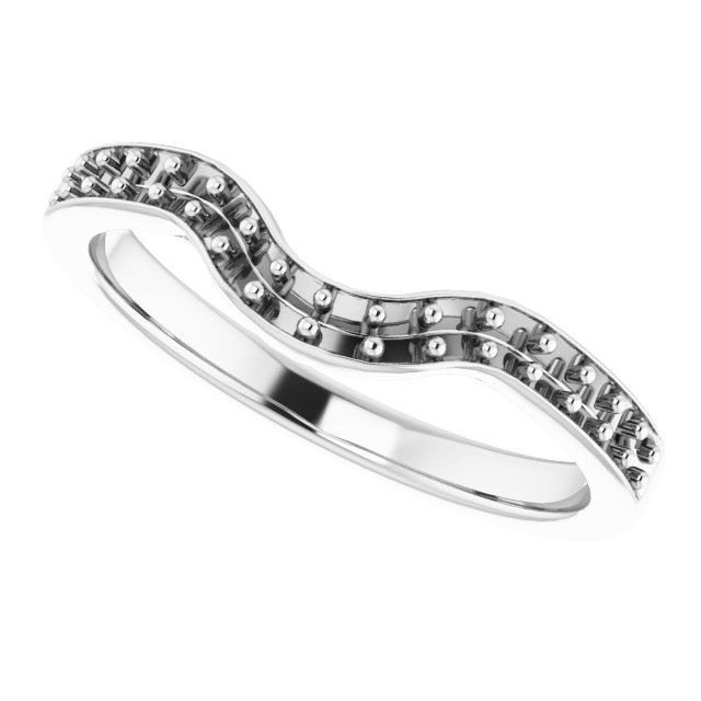 Band Mounting for 6.5 mm Square Ring view 5