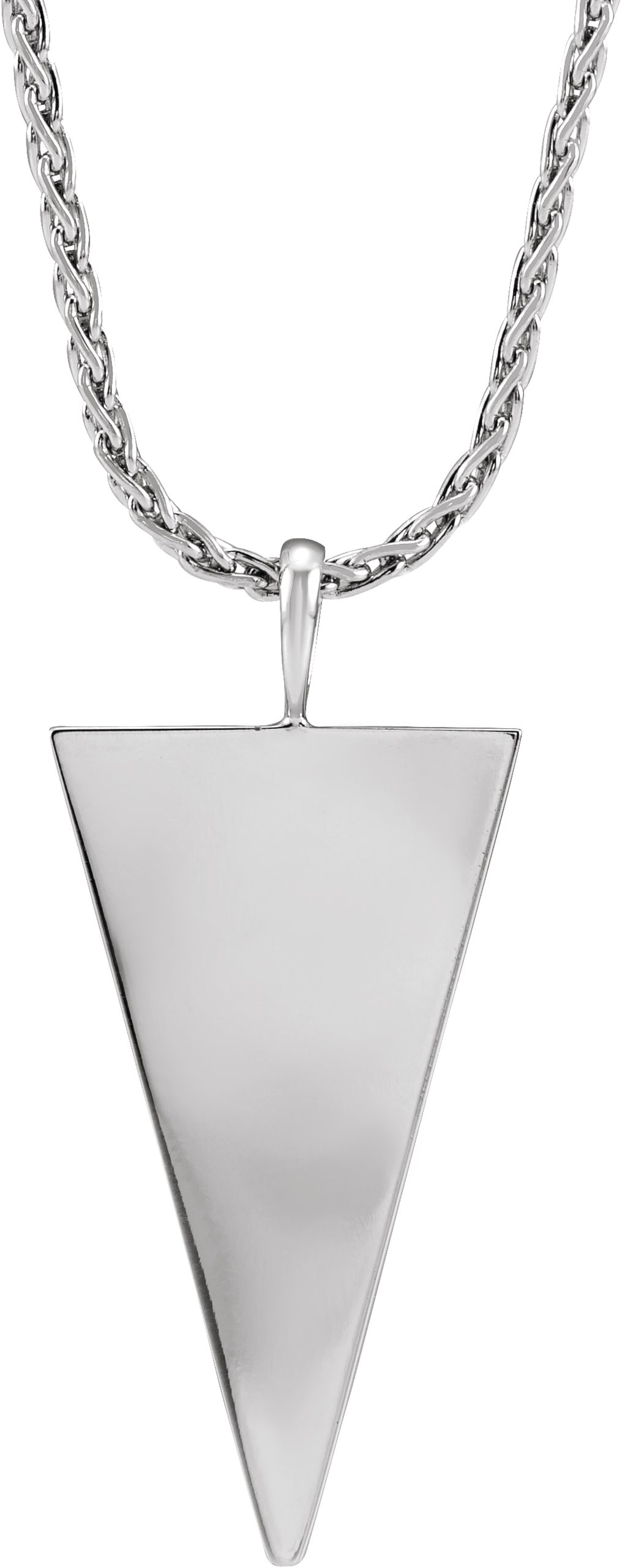 Engravable Geometric Necklace or Pendant