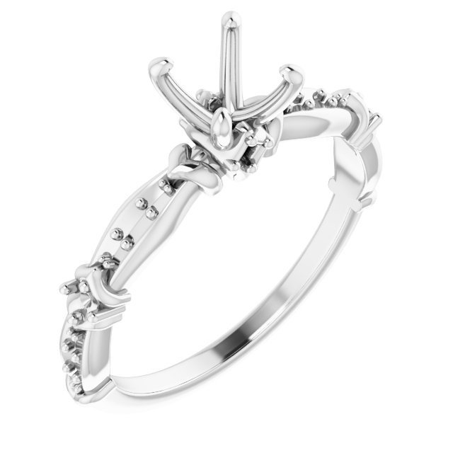 Accented Engagement Ring